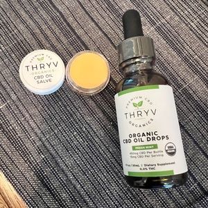 Thryv cbd oil and balm